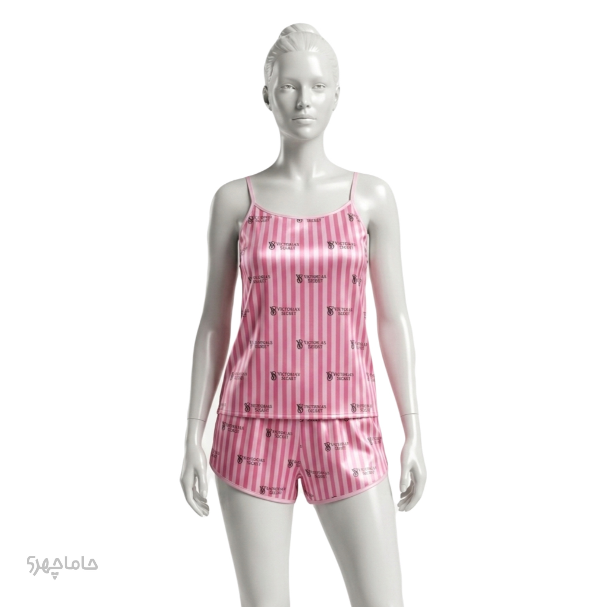 Women's casual clothes (4) تاپ شورتک ساتن کد 24
